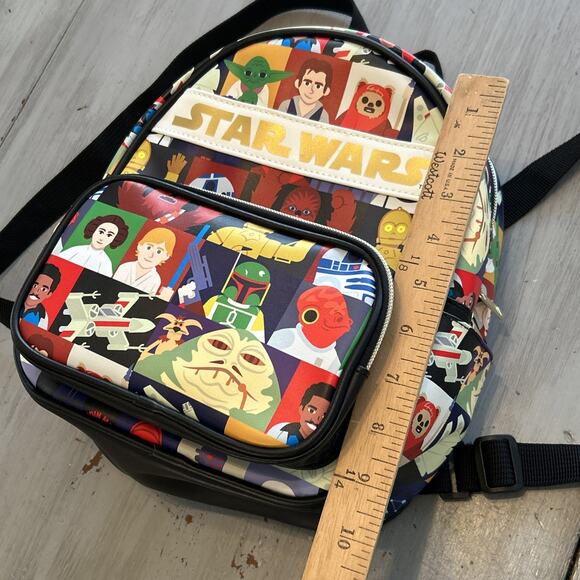 Star Wars Characters Mini Back Pack Lucas Films Jaba Han Ewok Millennium Falcon - Picture 5 of 10